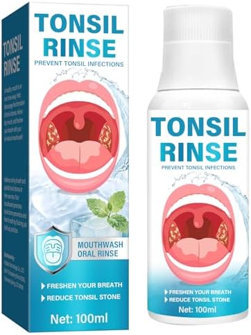 Tonsil Stone Remover, Tonsil Stone Mouthwash to Help Soothe Tonsils, Eliminate Bad Breath and Relieve Dry Mouth