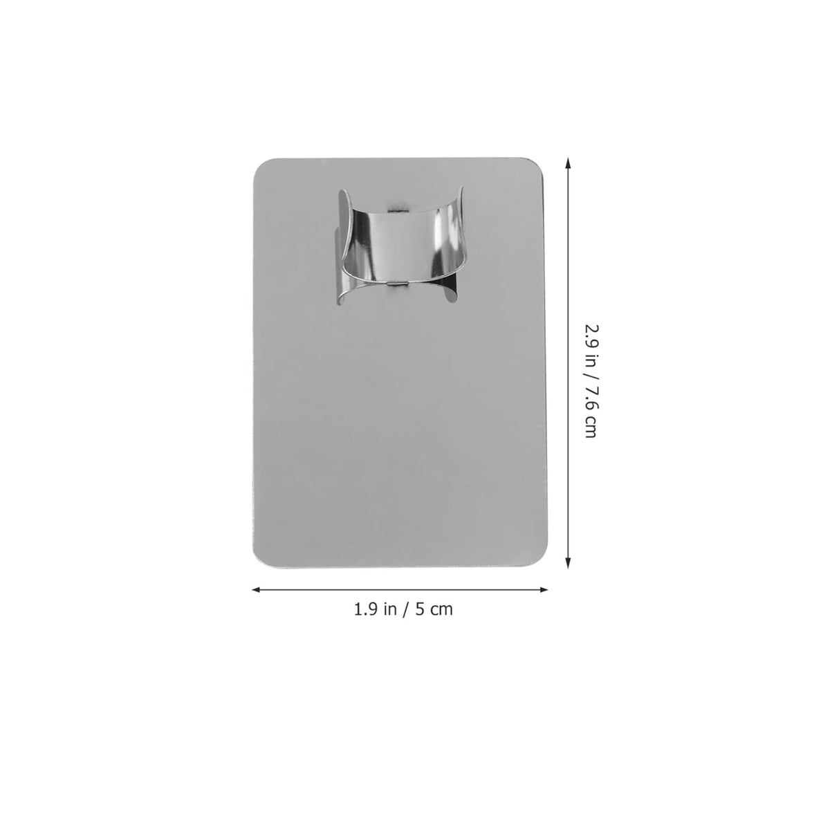 Stainless Steel Cosmetic Mixing Makeup Palette with Makeup Spatula Cosmetic Makeup Palette with Rings Holder Foundation Palette Makeup Art Tool For Nail Art,Makeup 3pcs Set
