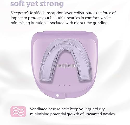 Night Guard for Women, TMJ Mouth Guard for Grinding Teeth at Night Jaw Clenching & Bruxism - Moldable Dental Night Guard for Teeth Grinding Mouth Guard for Sleep, 4 x Nightguard 2 x Sizes