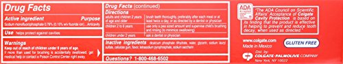 Colgate Cavity Protection Toothpaste with Fluoride - 4 Ounce (Pack of 6)
