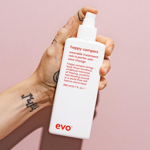 evo Happy Campers Wearable Treatment - Daily Hair Treatment to Strengthen and Protect - Reduces Frizz and Provides UV Protection