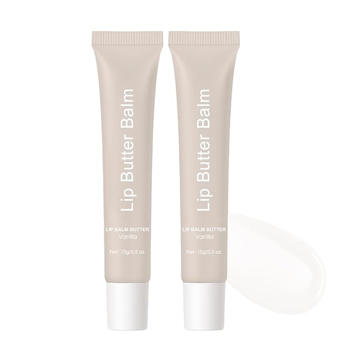 Lip Butter Balm - Lip Balm Hydrating - Tinted Lip Balm - Moisturizing Lip Gloss Set - Girls Lip Oil - Lip Moisturizer for Women - Lip Care Products - Christmas Gifts for Teen Girls