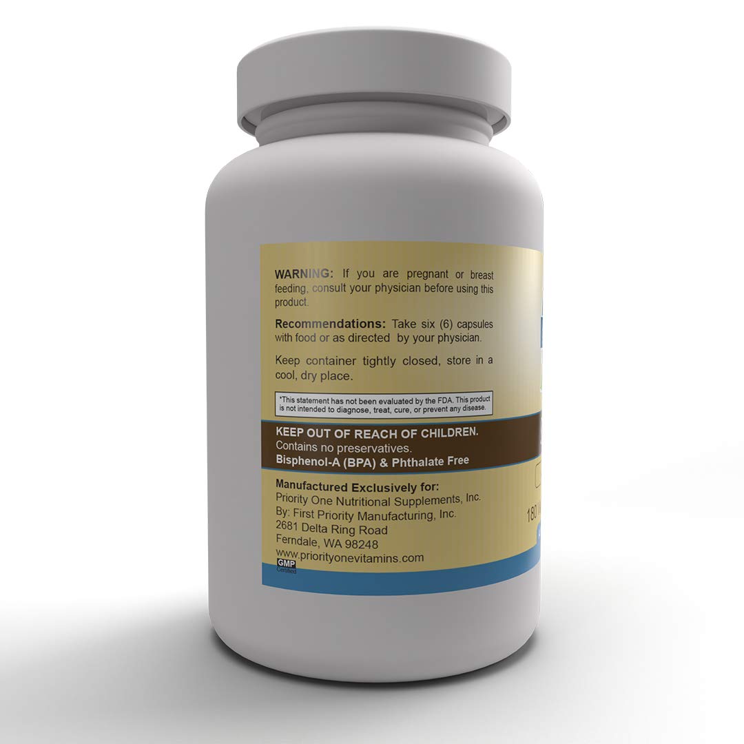 Priority One Vitamins SIBOtic™ (180) Caps - Support for Healthy Small Intestinal Bacterial Balance.* Exclusive Formulation by Dr. Mona Morstein Clinical Strength