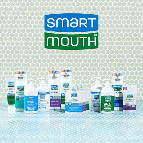 SmartMouth Original Activated Mouthwash & Tongue Cleaner, Bad Breath Support, Mint