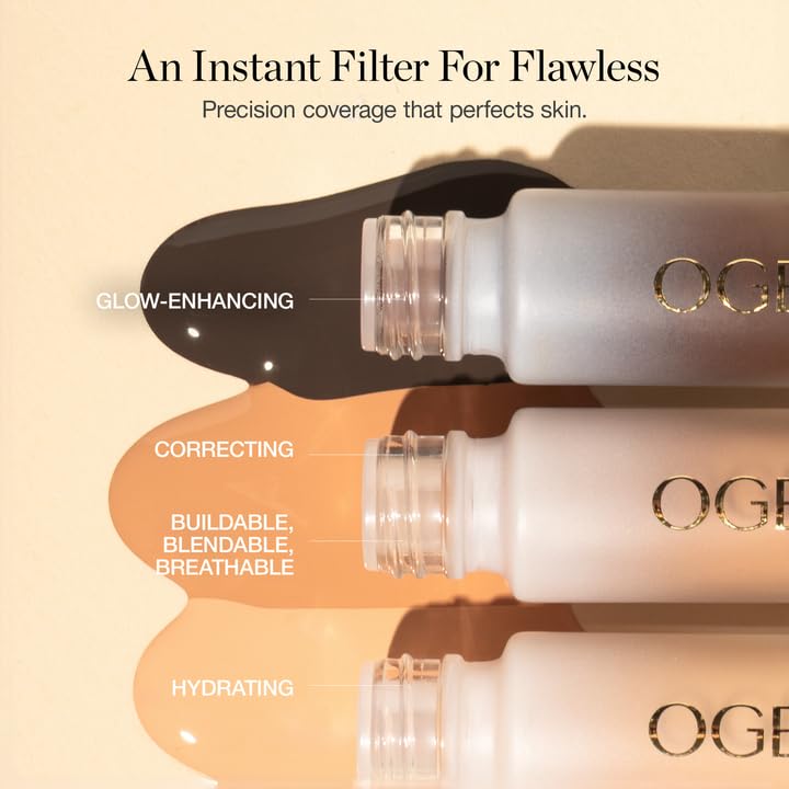 Ogee Complexion Perfecting Under Eye Concealer - Certified Organic Full Coverage Concealer - Buildable Coverage - WILLOW 3.00C - Light Medium (Peach Undertones)