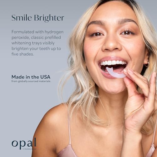 Opalescence Opal Go - Prefilled Teeth Whitening Trays - Classic - (7 Treatments) - Hydrogen Peroxide - Cool Mint - Made by Ultradent. Op-Tr-Clas-5527-1