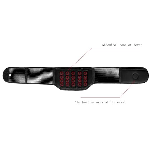 Heating Lower Back Brace Cordless Back Support Belt for Pain Relief Heated Waist Belt Wrap with Heating Pad Adjustable Lumbar Support for Men Women Waist Protection Herniated Disc Scoliosis Sciatica