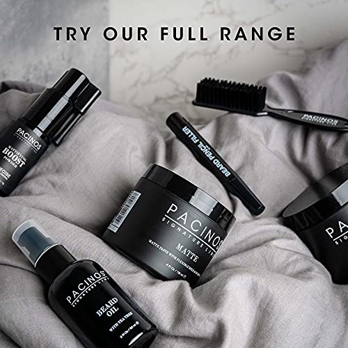 Pacinos Hair & Beard Color Kit (Dark Brown) - Hair Color For Men, Eliminates Grays in 5 minutes, Easy to Apply Brush-In Formula, Enhances Appearance of Hair, For Moustache & Beard