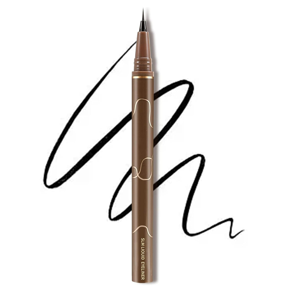 Boobeen Eyeliner Liquid Liner, Black Eyeliner Pen Waterproof with Felt Tip, Ink Liner Eye Liner Long Lasting, Quick Drying