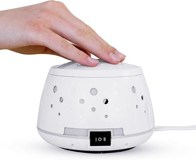 White Noise Sound Machine - Real Fan Sleep Aid, Noise Cancelling for Office Privacy, Home, Baby & Adults - Portable, Travel Friendly Sleep Machine
