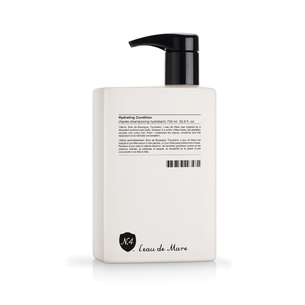 Number 4 Hydrating Condition. Deep Hydrating Conditioner. Lightweight, Dentangling, Color Protecting, 25 oz