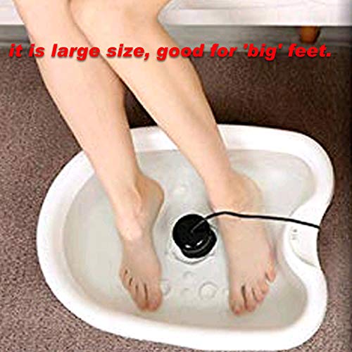 Professional Ionic Foot Bath Basin Tub Perfect for Birthday for All Detox Foot Soak Machines Heavy Duty Tub,Feet Massage Tube for Soak, or Detox,with 100 Pcs Disposable Plastic Liners