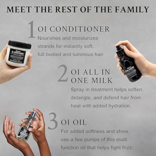 Davines OI Liquid Luster, Nourishing Rinse-Off Treatment, Add Shine Weightlessly, 10.14 Fl Oz