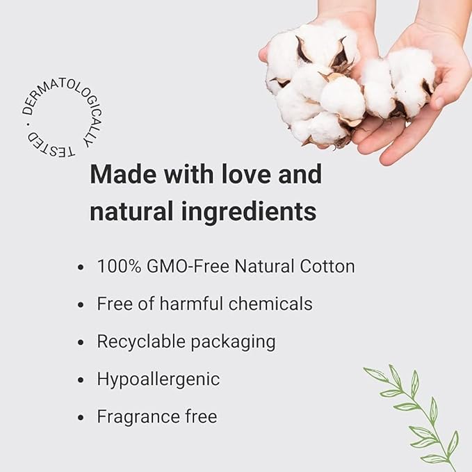 Veeda Natural Cotton Night Pads for Women - Overnight Heavy Flow Absorbent Ultra-Thin Feminine Pad - Hypoallergenic Period Pads with Wings - Unscented & Chlorine Free Sanitary Napkins - 144 Count