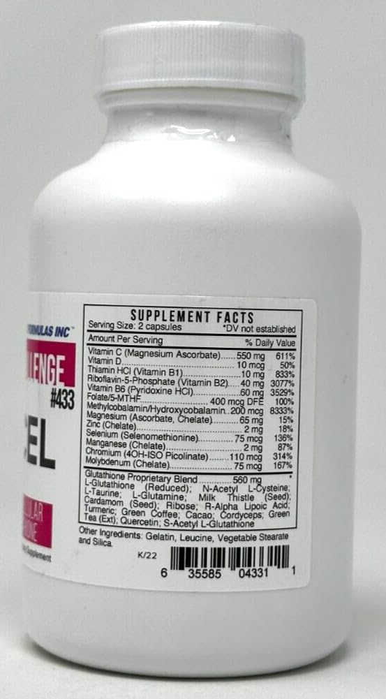 Systemic Formulas #433 GCEL Intracellular Glutathione Support