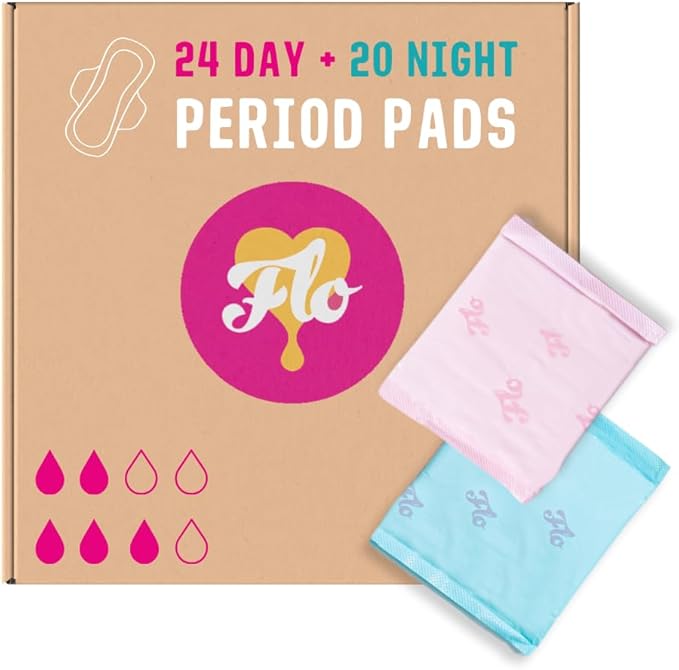 FLO Bamboo Mega Combo Pad Pack (24 Day, 20 Night) - SIOC