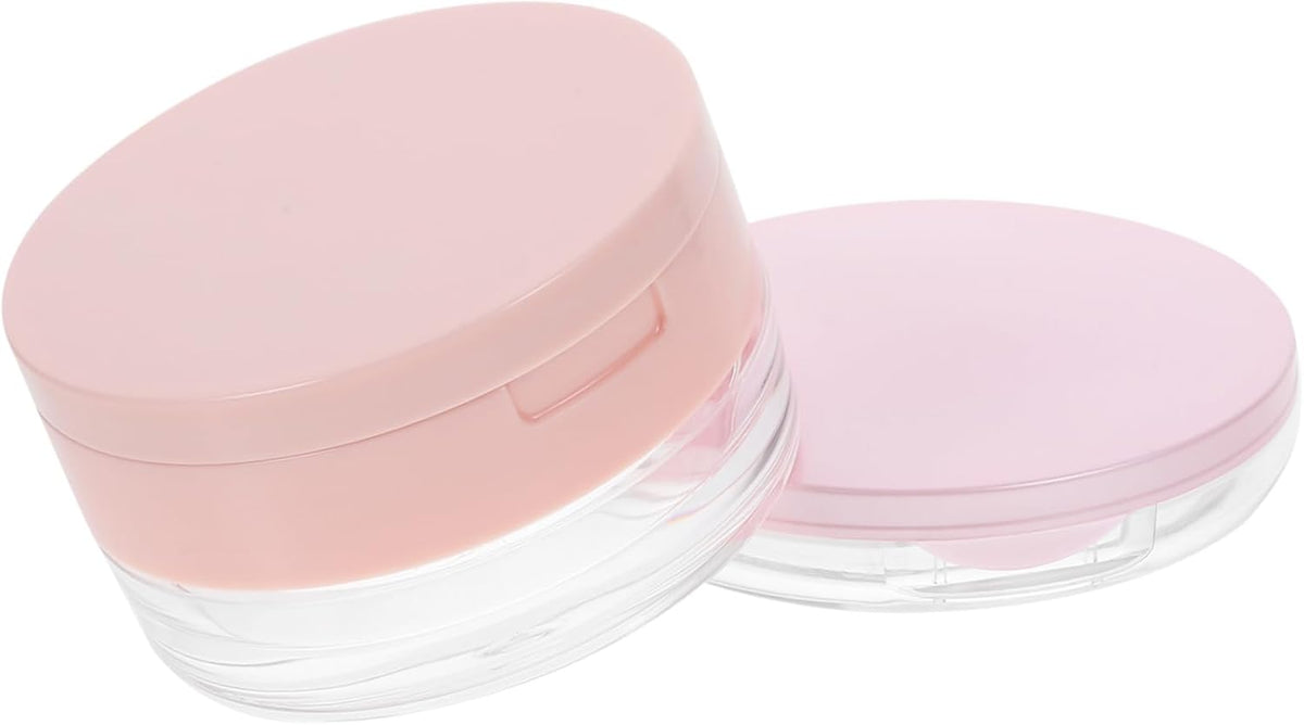 Compact Case Makeup 2pcs Empty Cushion Compact Body Container with Elastic Mesh