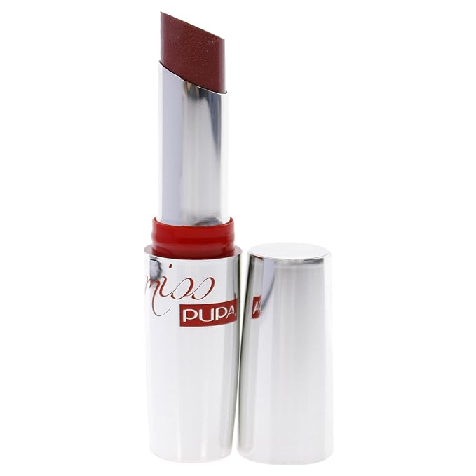 Pupa Milano Miss Milano Lipstick - Creamy, Ultra Pigmented Lip Color - Nourishing Formula - Crystal-Effect Lipstick - Ultimate Boost Of Volume And Hydration - 602 Golden Obsession - 0.071 OZ