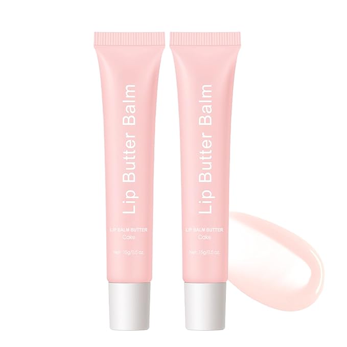 Lip Butter Balm - Lip Balm Hydrating - Tinted Lip Balm - Moisturizing Lip Gloss Set - Girls Lip Oil - Lip Moisturizer for Women - Lip Care Products - Christmas Gifts for Teen Girls