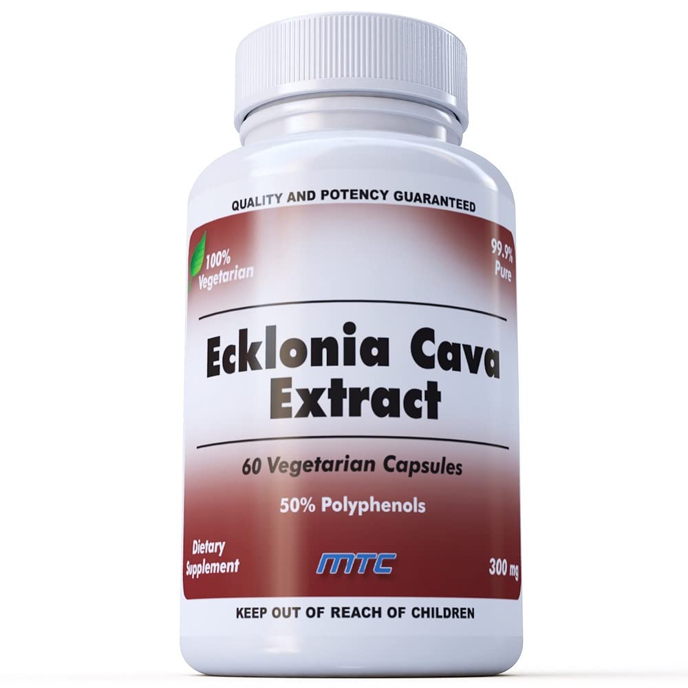 Ecklonia Cava Extract 300 mg, 50% Polyphenols, 60 Vegetarian Caps, Wellness Support