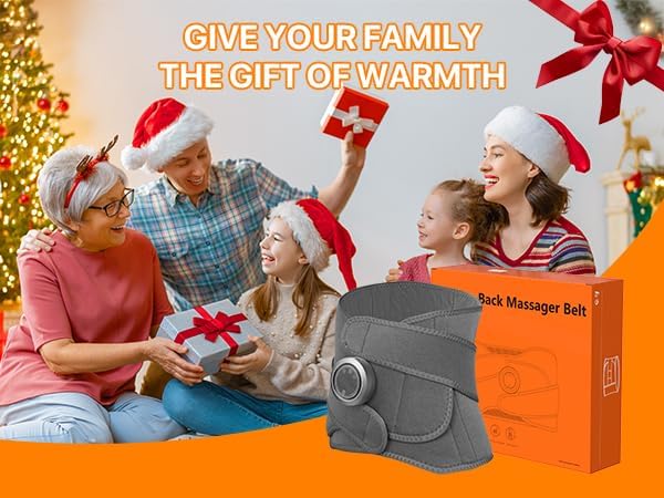 Cordless Heating Pad for Back Pain Relief Rechargeable Detachable 3000mAh, 47+35in Adjustable Back Massager with Heat 104-149℉ 3 Vibration, Heating Pad for Back with Lumbar Support, Gifts for Mom Dad