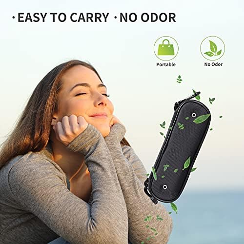 Toothbrush Travel Case for Oral-B Pro 500/600/650/1000/1500/2000/3000/3500/5500/Pro-Health,Genius X Limited/6000/7000/7500/8000/9600,Smart 1500/3000/5000,Vitality Dual Clean.(Case Only) Black