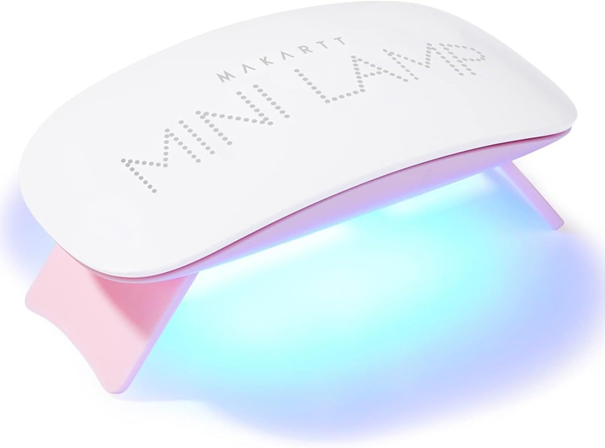 Makartt UV LED Nail Lamp: UV Light for Gel Nails, 6W Mini USB Portable Lamp Fast Drying Gel Polish Curing Light 60S Timer Dryer Manicure Salon Home DIY
