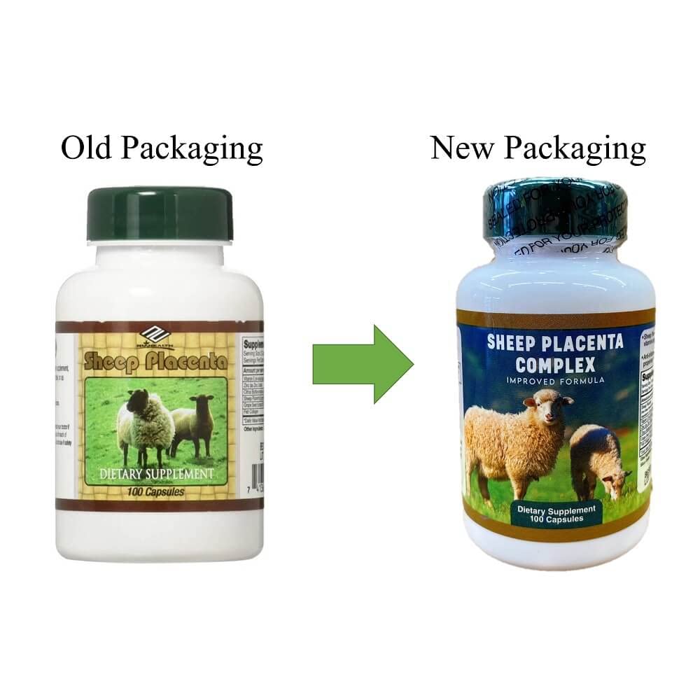 4 bottles Sheep Placenta Complex 100 Capsules/bottle, Make In USA, FRESH, Faster shipping !!