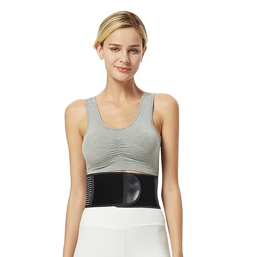 Heating Lower Back Brace Cordless Back Support Belt for Pain Relief Heated Waist Belt Wrap with Heating Pad Adjustable Lumbar Support for Men Women Waist Protection Herniated Disc Scoliosis Sciatica