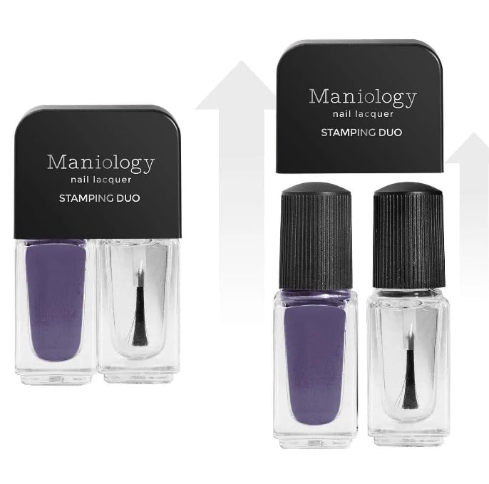 Maniology Friendly Forest Nail Stamping Starter Kit | Autumn Designs with Woodland Creatures, Fall Leaves & Cozy Seasonal DIY Manicures – with Stamping Plate, Polish, Top Coat, Stamper & Scraper Card