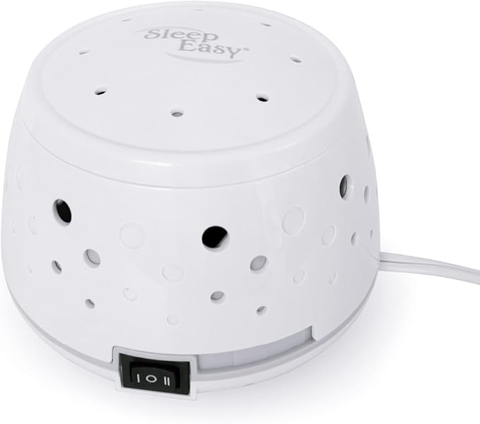 White Noise Sound Machine - Real Fan Sleep Aid, Noise Cancelling for Office Privacy, Home, Baby & Adults - Portable, Travel Friendly Sleep Machine