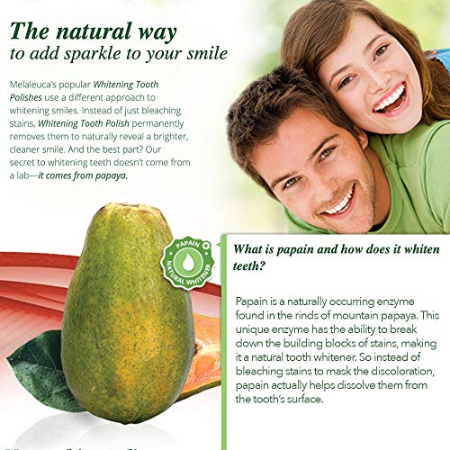 Melaleuca Whitening Tooth Polish Paste without Fluoride 3.8oz — Fresh Mint
