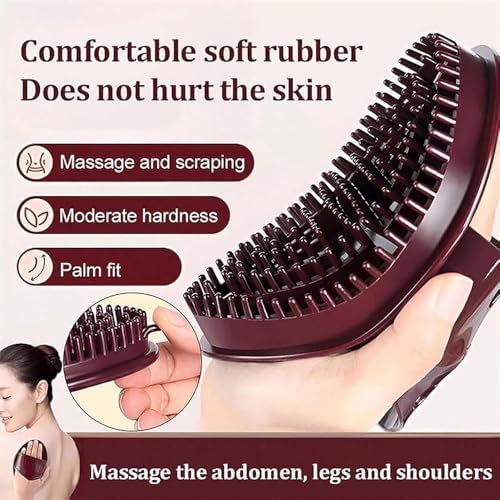 2pcs Meridian Brush Massage Brush,Beauty Salon Professional Custom MeridianBrush, Full Body Relaxation Meridian Massage Brush