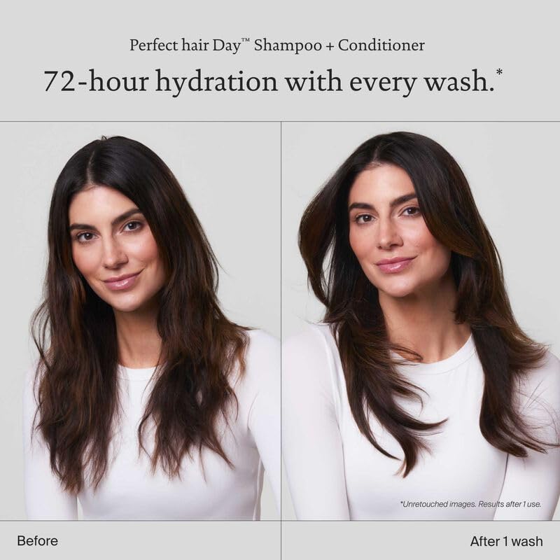 Living Proof Hydrated Hair Essentials Kit - Includes Travel Size Perfect hair Day Shampoo, Conditioner, 5-in-1 Styling and Dry Shampoo ($74 value)