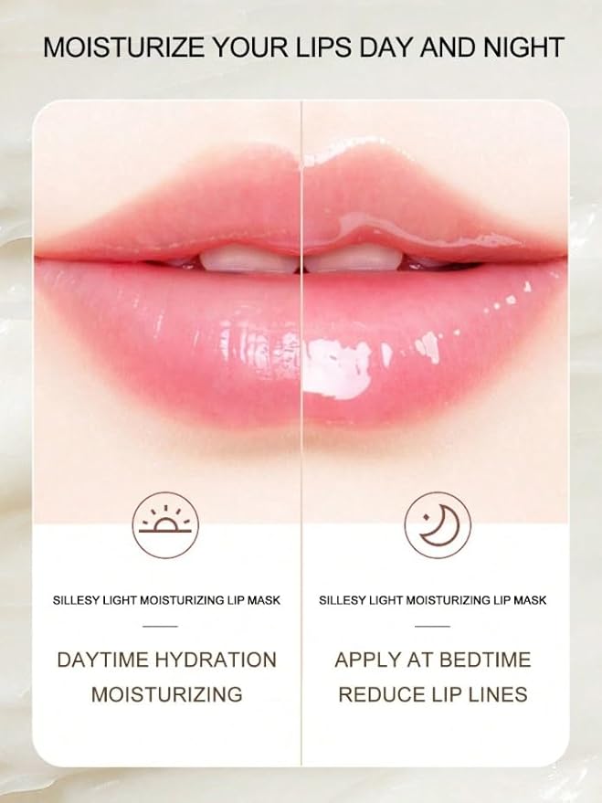 Lip Mask - Hydrating & Revitalizing Treatment for Irresistible Lips, Enriched with Shea Butter & Macadamia Oil, Unscented, Gifts for Women, For Day & Night, Korean Skin Care (.5 Fl oz)