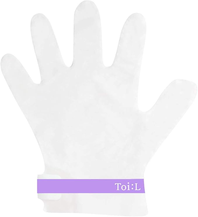 Extra Silky Hand Mask 5 Pairs, Korean Moisturizing Gloves for Dry Hands with White Truffle, Green Caviar & Peptides, Repairing and Softening Hand Care Treatment for Aging, Cracked, and Dry Skin