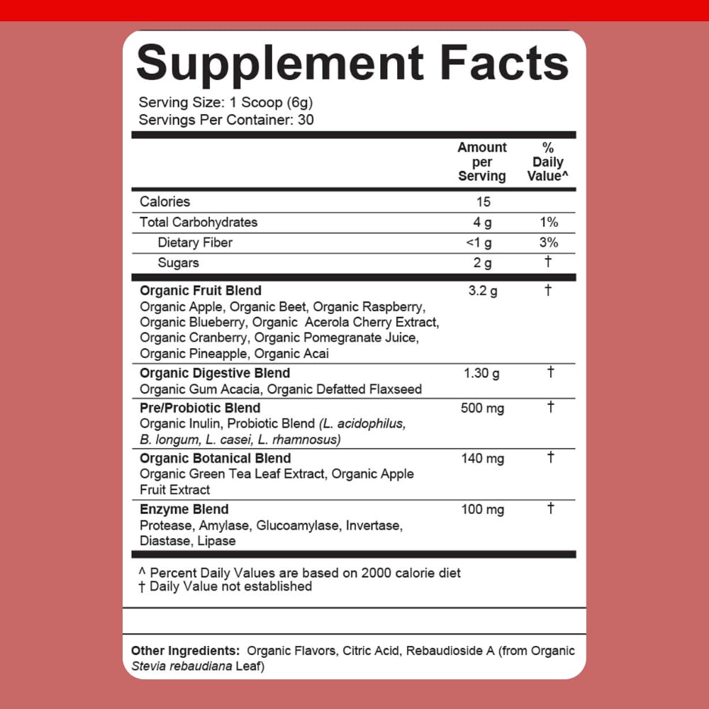 Divine Health Dr. Colbert, MD Superfood Package | 30 Servings of Green Supremefood & Red Supremefood 14 Organic and Fermented Green Vegetables and Grasses | 8 Organic Fruits