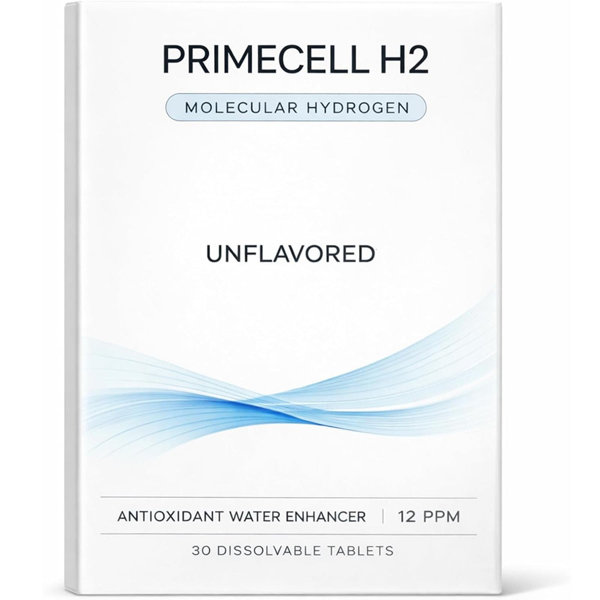 PrimeCell H2 Molecular Hydrogen Tablets, 12 ppm – 30 Count