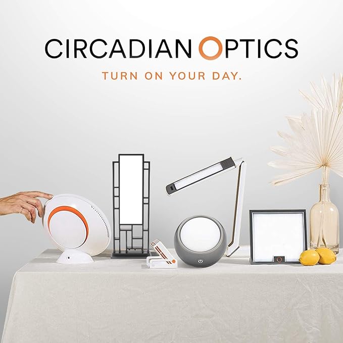 Circadian Optics Lumos 2.0 Light Therapy Lamp | As Seen On Shark Tank | 10,000 Lux Full Spectrum UV-Free Light | Boost Mood, Improve Sleep, Increase Energy & Enhance Focus