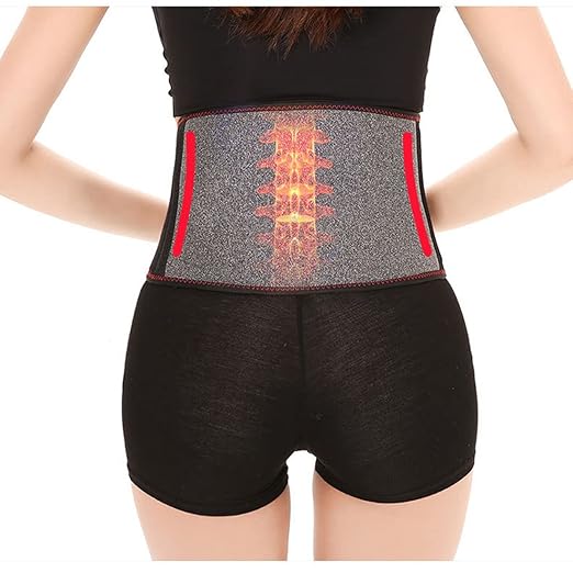 Heating Lower Back Brace Cordless Back Support Belt for Pain Relief Heated Waist Belt Wrap with Heating Pad Adjustable Lumbar Support for Men Women Waist Protection Herniated Disc Scoliosis Sciatica