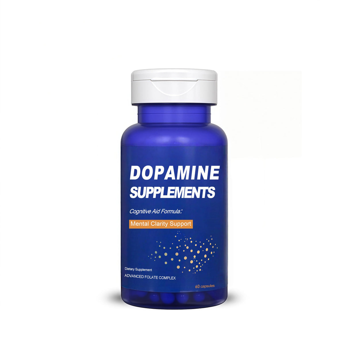 CJMJIM Dopamine Brain Food - 60 Veg Capsules | All Natural Neurotransmitter Support for Mental Alertness | Promotes Dopamine Production | Brain Food with L - Phenylalanine, L - Tyrosine (1)
