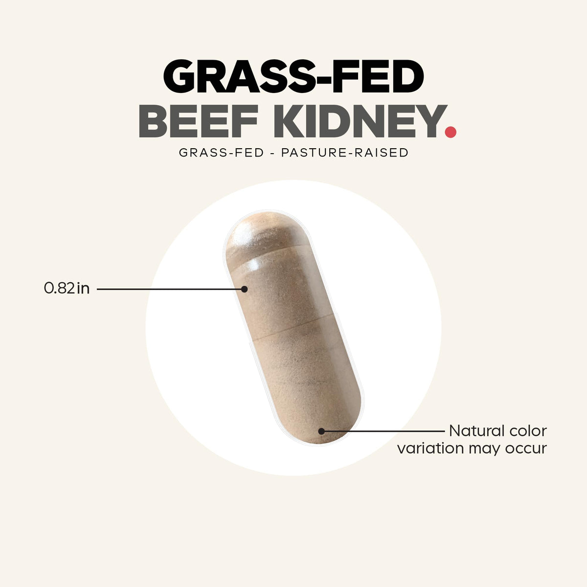Codeage Grass Fed Beef Kidney Supplement - Freeze Dried, Non-Defatted, Desiccated Glandulars Nutrition Bovine Pills – Pasture Raised Beef Vitamins - Non-GMO -180 Capsules