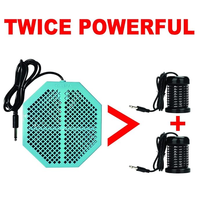 CS-900 Twice Powerful 6.5" x 5.5" Ion Detox Foot Bath Arrays Flat Dual Coil Stainless Steel Aqua Ionic Cleanse Array Compatible With Most 1/4" Plug Type Detox Machines (LAVENDER)