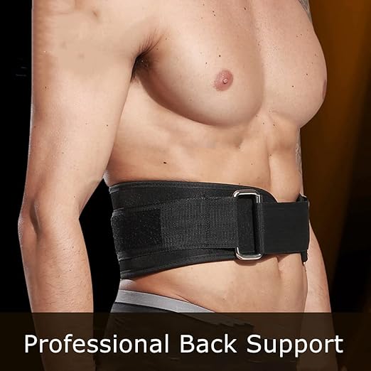 Back Support Lumbar Support Belt Lower Back Brace for Pain Relief Sciatica Herniated Disc Scoliosis Posture Correction Adjustable Mesh Support Straps for Men Women Fitness Waist Protection (Black, M)