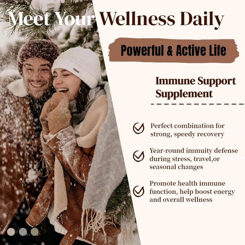 Nokuba Himalayan Tartary Buckwheat Supplement with Quercetin, Zinc, Rutin, Vitamin C, D, Curcumin for Immune Support & Antioxidant & Gut Health - 240 Vegan Capsules