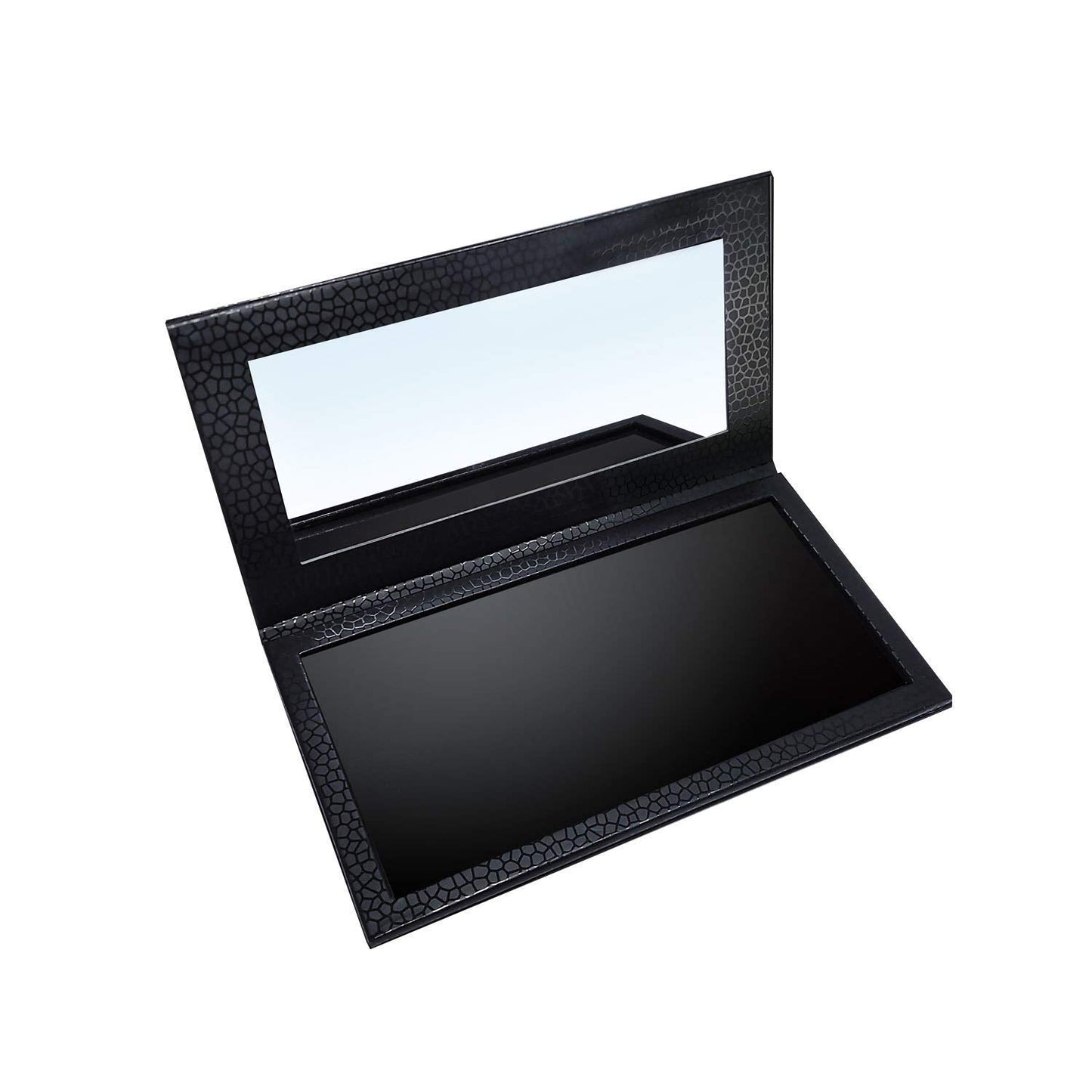 Magnetic Palette Empty Eyeshadow Makeup Palette with Shatterproof Mirror for Eyeshadow Lipstick Blush Powder (Black)