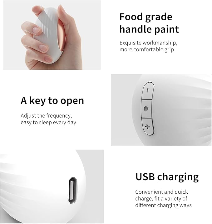 Sleep Aid Device, Handheld Insomnia Relief Device, Sleep Aid Machine for Adults Good Sleep (White)