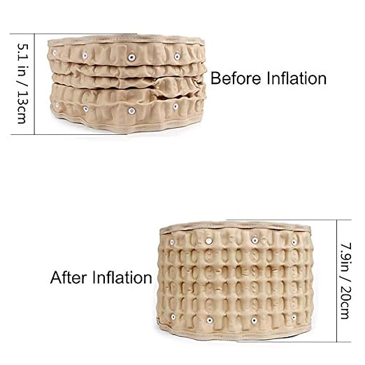 HONGJING Decompression Back Belt Lumbar Support Inflatable for Back Pain Relief Lower Back Traction Device - Reset Lumbar Spine, One Size fits 29-49 Waist