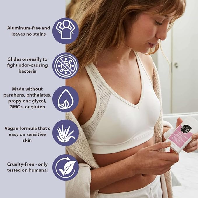 All Good Aluminum Free Deodorant Stick - Natural Deodorant w/Shea Butter & Aloe Vera, Bio-Active Formula, Vegan, Underarm Odor Protection for Men & Women (Tea Tree & Basil)