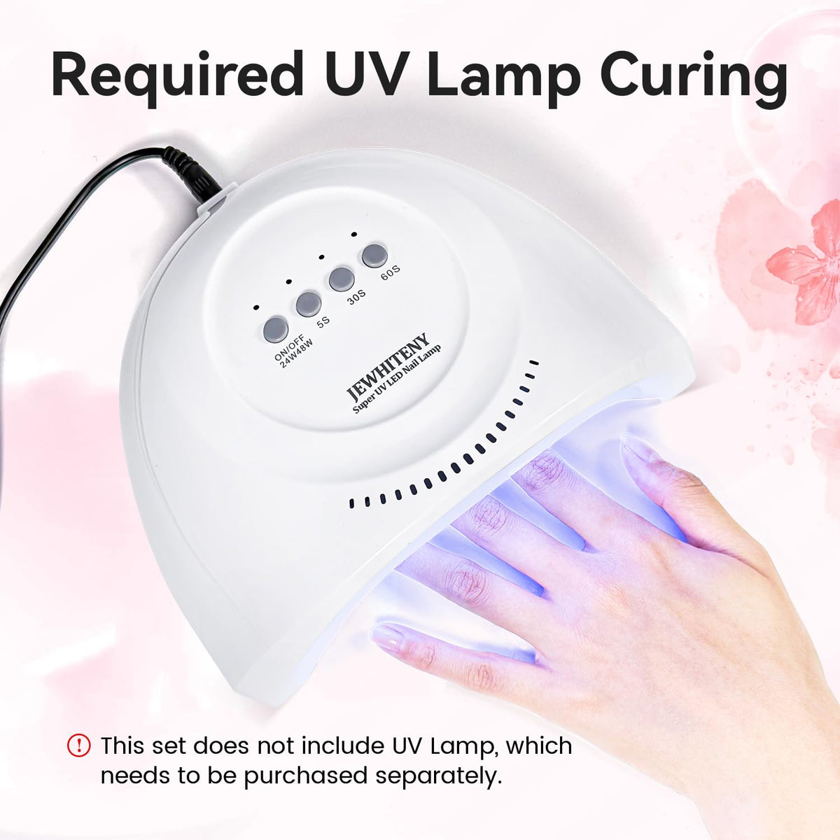 JEWHITENY Poly Extension Gel Nail Set Clear White Pink Poly Nail Gel With Base Coat Top Coat for Finger Art and Home DIY French Manicure Need U V Lamp Curing